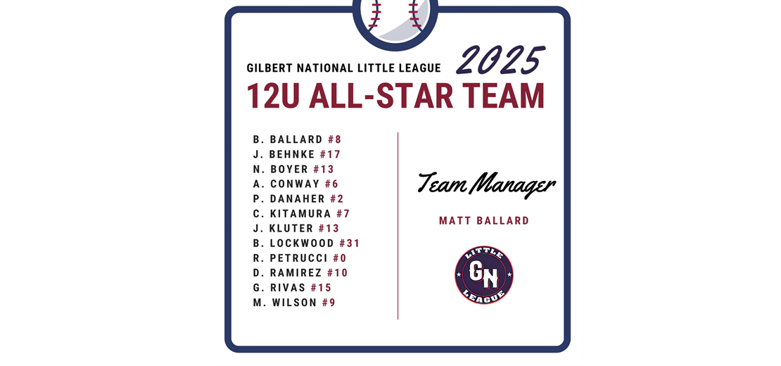 2025 GNLL - 12U All-Stars